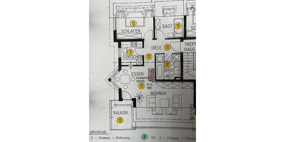 Maisonettenwohnung Walldürn - 4 Zimmer, 97 m&sup2;, 850&euro; | Angebot:26129571