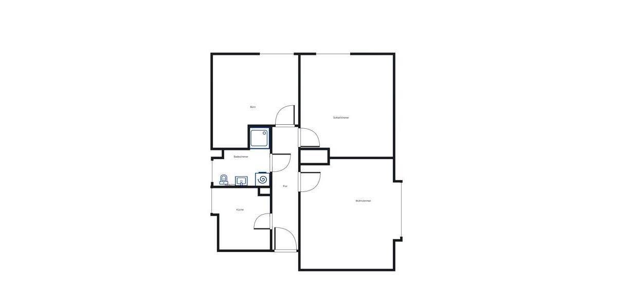 Dachgeschoßwohnung Barsinghausen - 3 Zimmer, 50 m&sup2;, 464&euro; | Angebot:25654522