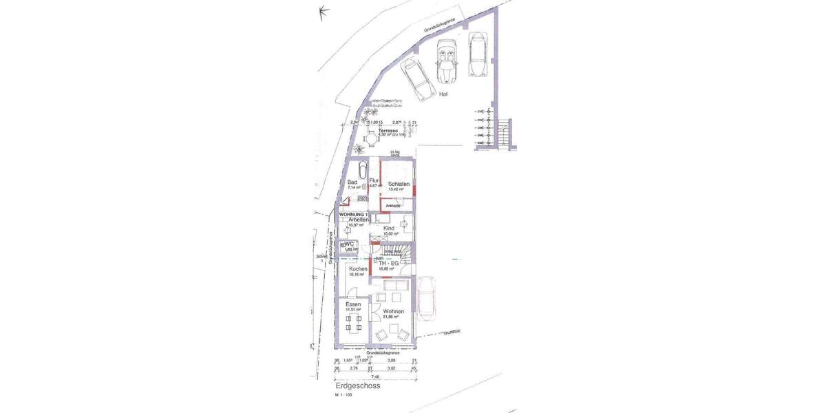 Terrassenwohnung Herzogenaurach - 3 Zimmer, 99 m&sup2;, 1.200&euro; | Angebot:23968822