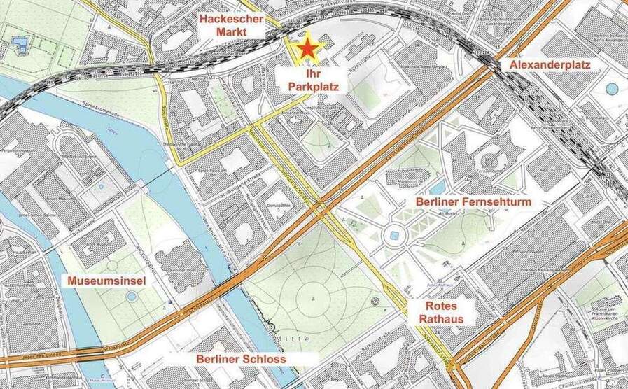 PKW Parkplatz Aussenstellplatz Hackescher Markt 1 zimmer