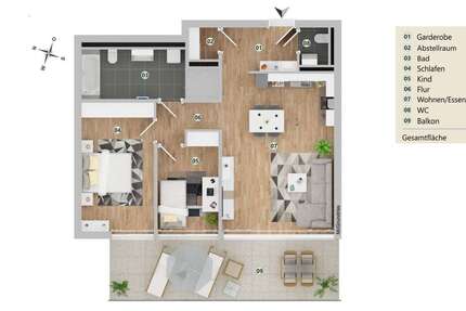 Wohnung Langenargen-Bierkeller Bierkeller - 3 Zimmer, 87 m&sup2;, 918&euro; | Angebot:27449863