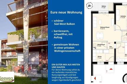 Wohnung Rödermark - 3 Zimmer, 74 m&sup2;, 540&euro; | Angebot:24821552