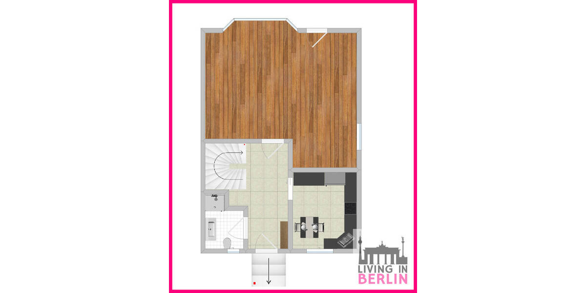 Doppelhaushälfte Berlin Mahlsdorf - 5 Zimmer, 109 m&sup2;, 1.799&euro; | Angebot:26192234