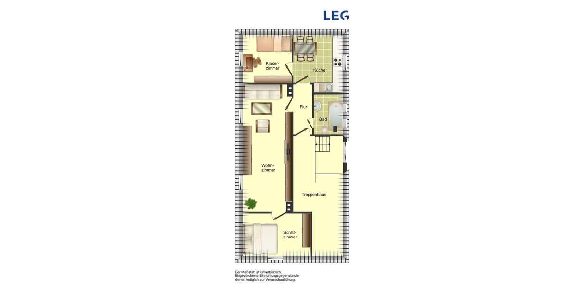 Etagenwohnung Minden Königstor - 3 Zimmer, 69 m&sup2;, 499&euro; | Angebot:27201906