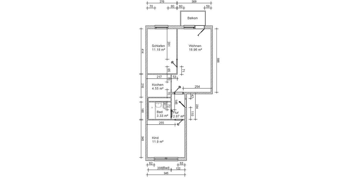 Etagenwohnung Wilkau-Haßlau Haßlau - 3 Zimmer, 56 m&sup2;, 330&euro; | Angebot:25375175