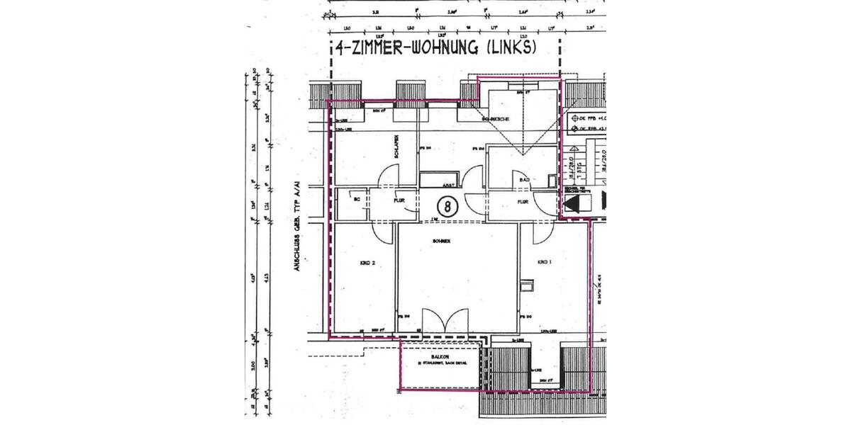 4 Raumwohnung am Teichfeld mit Balkon und Stellplatz 4 zimmer