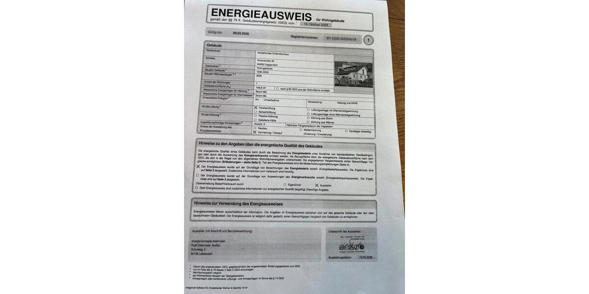 Einfamilienhaus Deggendorf - 3 Zimmer, 110 m&sup2;, 1.485&euro; | Angebot:26452909