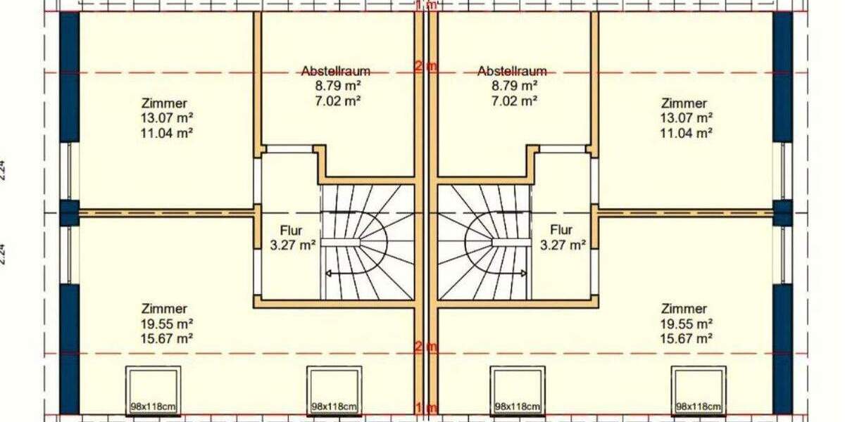 Ruhe mit Blick über Felder: Exklusives wohngesundes Plusenergie-Doppelhaus, S-Bahn fußläufig 6 zimmer