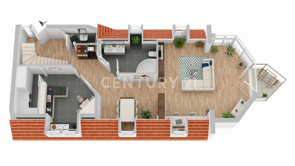 Maisonettenwohnung Lichtenfels - 3 Zimmer, 140 m&sup2;, 1.100&euro; | Angebot:25869151