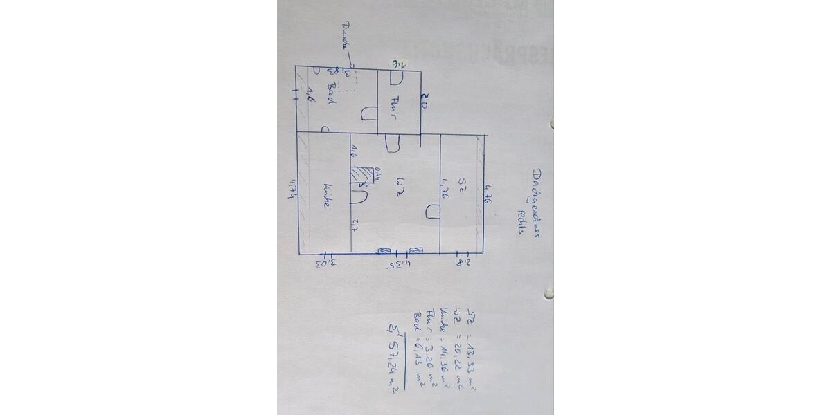 Dachgeschoßwohnung Bördeland - 2 Zimmer, 57 m&sup2;, 340&euro; | Angebot:25178198