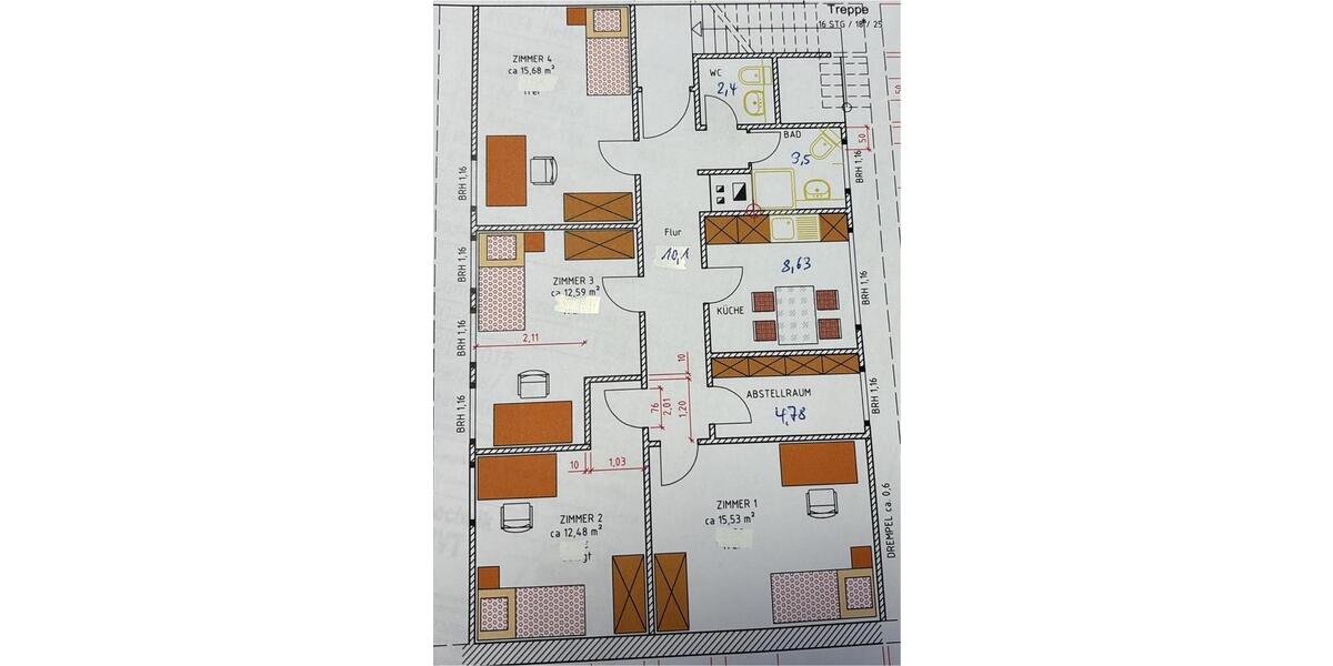 Wohnen auf Zeit Nettetal - 4 Zimmer, 16 m&sup2;, 400&euro; | Angebot:26049439