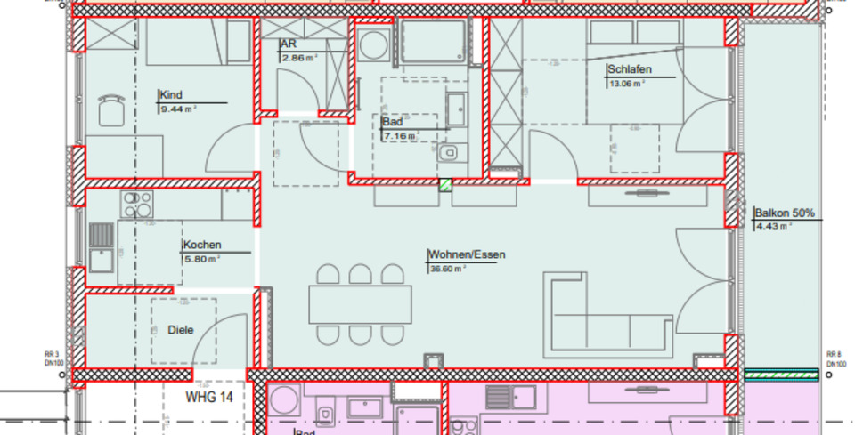 Etagenwohnung Feichten an der Alz - 3 Zimmer, 79 m&sup2;, 1.102&euro; | Angebot:24473500