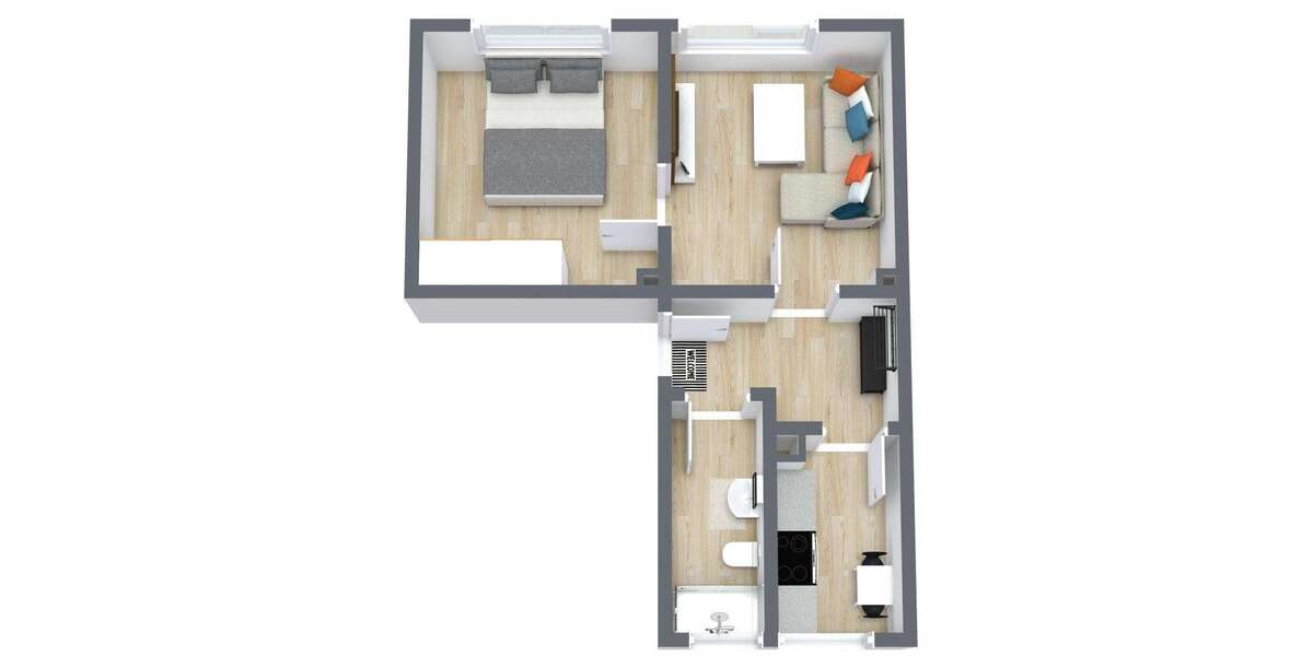 Wohnung zum Mieten in Benzingerode 329,98 € 47.14 m² 2 zimmer