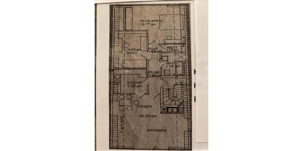 Dachgeschoßwohnung Warendorf - 3 Zimmer, 81 m&sup2;, 850&euro; | Angebot:26483924
