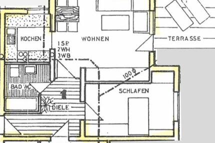 Wohnung Aalen - 2 Zimmer, 45 m&sup2;, 650&euro; | Angebot:24806640