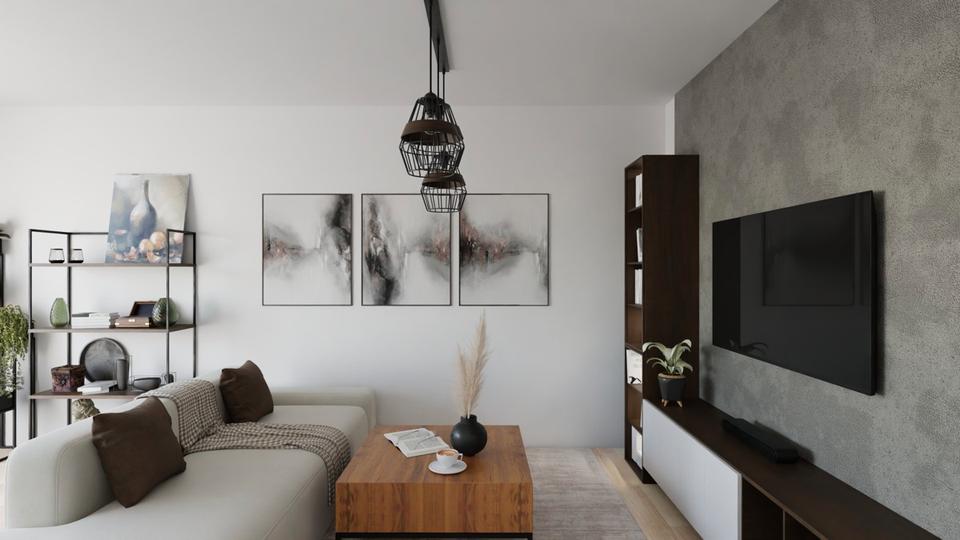 Erdgeschoßwohnung Ganderkesee - 2 Zimmer, 64 m&sup2;, 990&euro; | Angebot:23119737