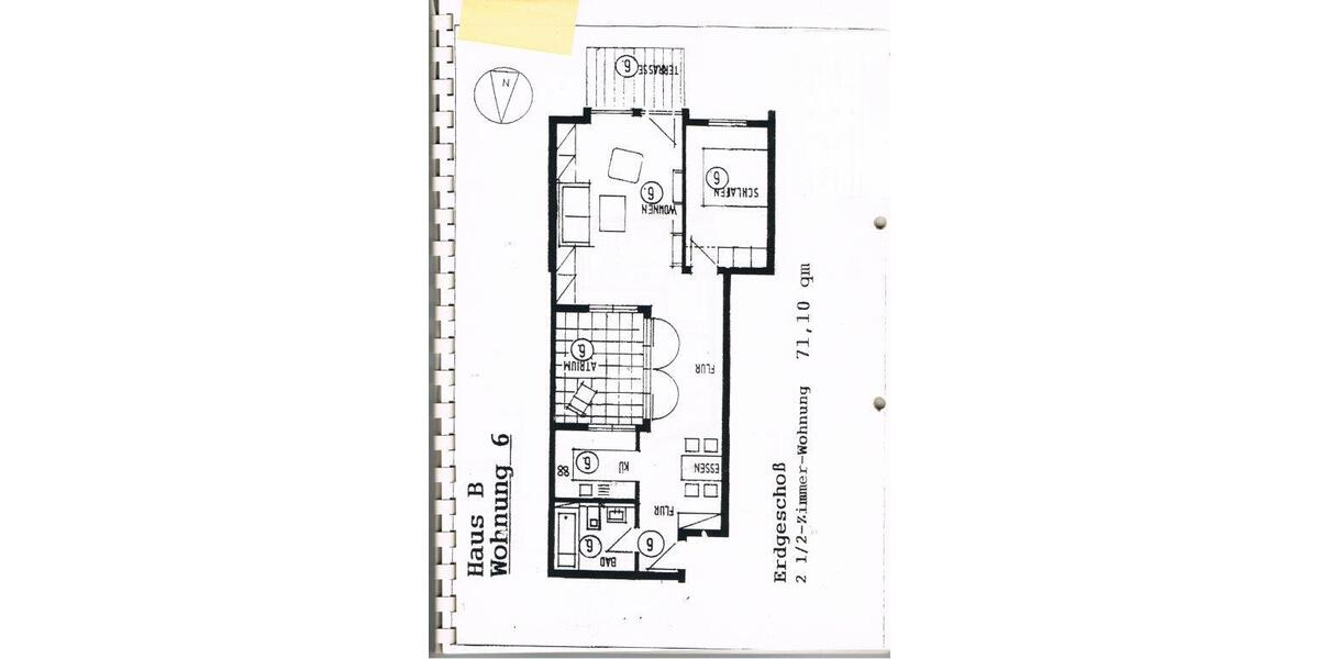 Erdgeschoßwohnung Herrenberg - 2.5 Zimmer, 71 m&sup2;, 990&euro; | Angebot:26019807