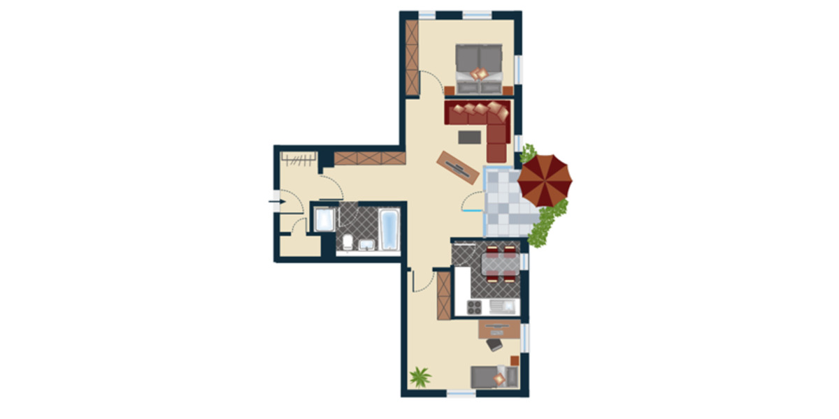 Etagenwohnung Engen - 3.5 Zimmer, 82 m&sup2;, 980&euro; | Angebot:25821681