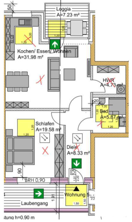 Moderne Wohnung (70m2) in Groß Reken