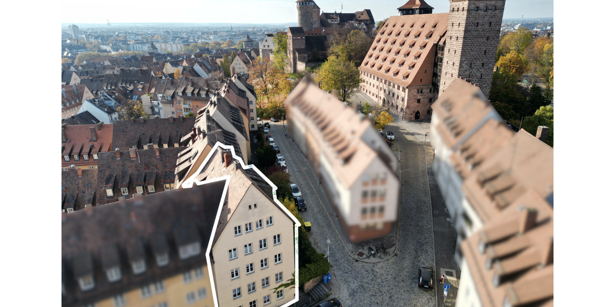 Dachgeschoßwohnung Nürnberg - 2 Zimmer, 48 m&sup2;, 1.000&euro; | Angebot:24363150