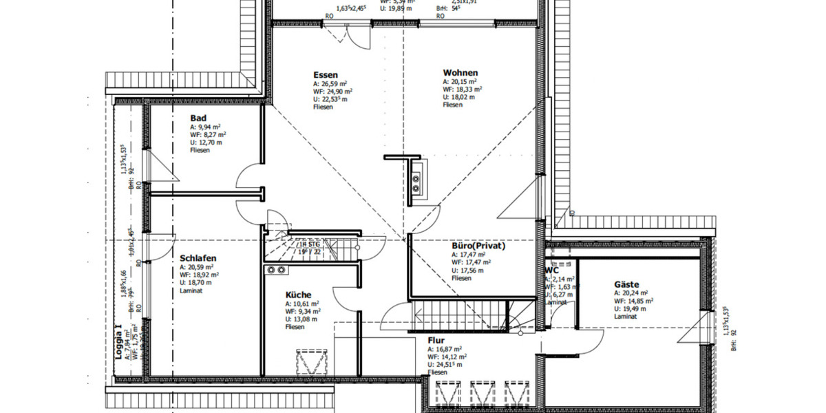Maisonettenwohnung Ehra-Lessien Lessien - 6 Zimmer, 176 m&sup2;, 980&euro; | Angebot:25839715