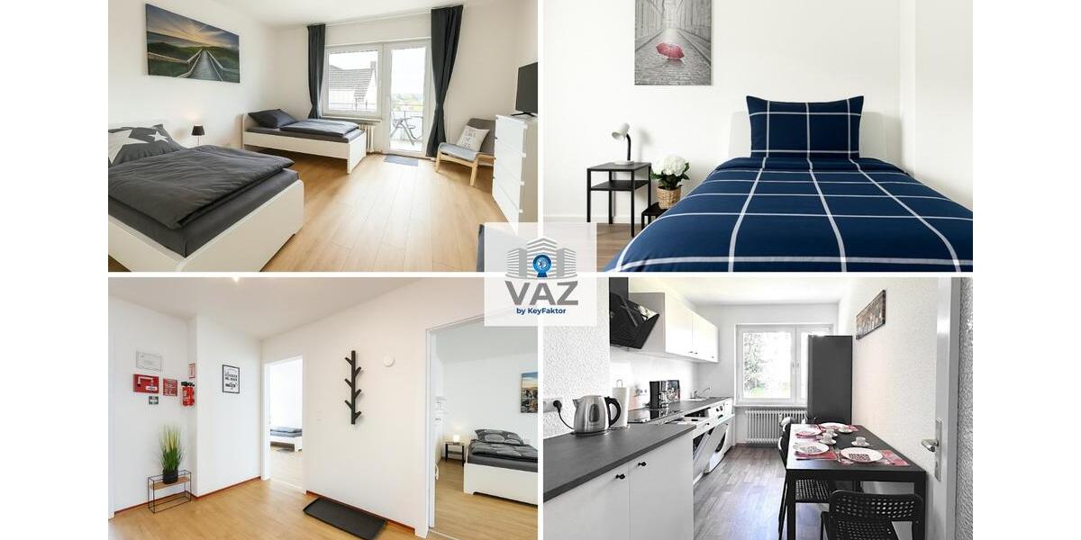 Komplette Firmenwohnungen für Monteure in Remscheid ⭐⭐⭐⭐⭐ flexibel buchbar 3 zimmer