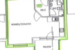 Etagenwohnung Dippoldiswalde - 1 Zimmer, 38 m&sup2;, 339&euro; | Angebot:26630150
