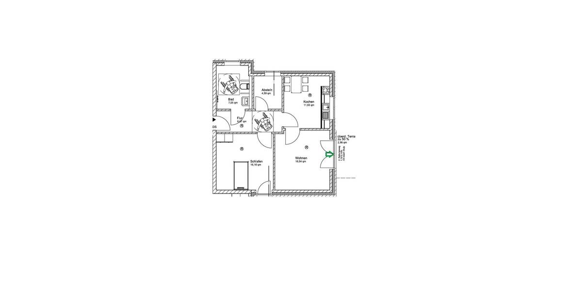 Etagenwohnung Barum Tätendorf-Eppensen - 2 Zimmer, 64 m&sup2;, 890&euro; | Angebot:24037327