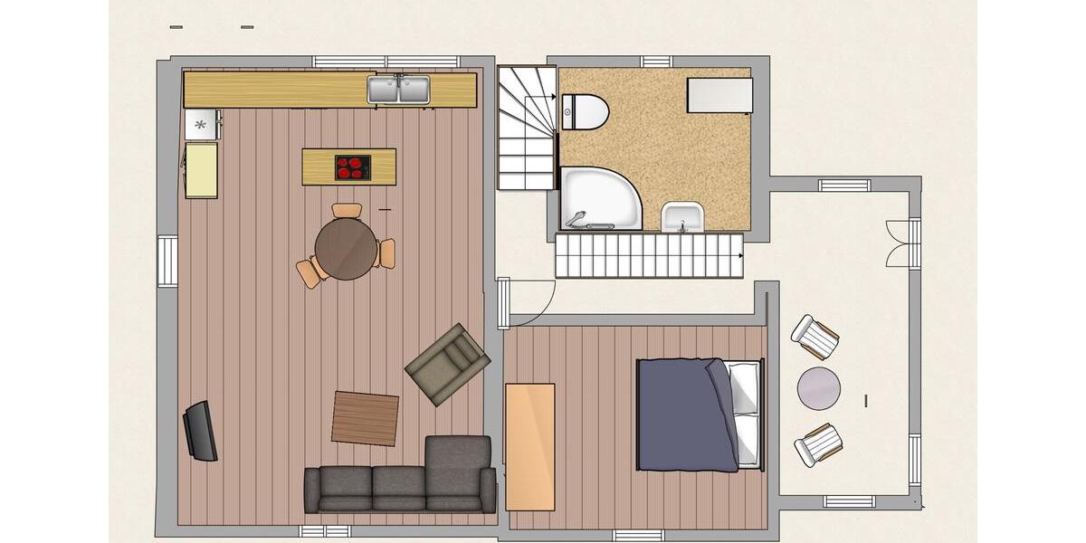 Maisonettenwohnung Heide - 4 Zimmer, 92 m&sup2;, 800&euro; | Angebot:26548749