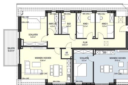 Wohnung Warendorf - 4 Zimmer, 104 m&sup2;, 970&euro; | Angebot:26193499