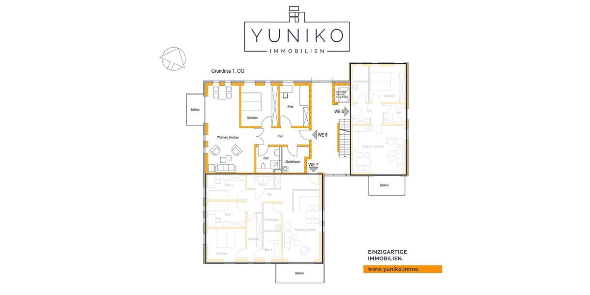 Etagenwohnung Celle Altenhagen - 3 Zimmer, 89 m&sup2;, 1.320&euro; | Angebot:26665120