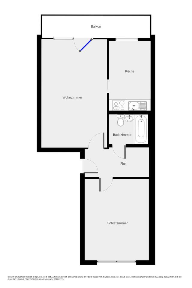 Ideal für Singles oder Paare – 2-Zimmer-Wohnung ! 