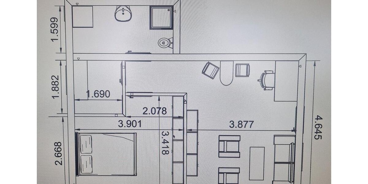Etagenwohnung Bad Orb - 2 Zimmer, 45 m&sup2;, 750&euro; | Angebot:26084931