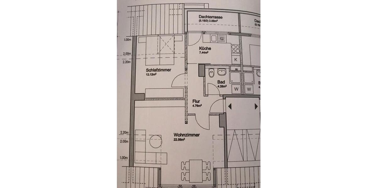 Dachgeschoßwohnung Hannover - 2 Zimmer, 56 m&sup2;, 720&euro; | Angebot:26610305