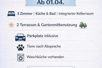 Wohnung Gudensberg - 3 Zimmer, 100 m&sup2;, 900&euro; | Angebot:25222676