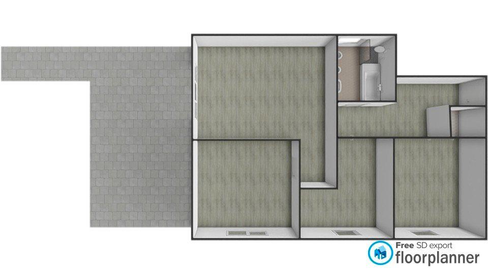 Erdgeschoßwohnung Sinntal - 3 Zimmer, 90 m&sup2;, 850&euro; | Angebot:26380071