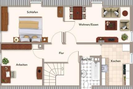 Wohnung Stuttgart Vaihingen - 3 Zimmer, 47 m&sup2;, 1.000&euro; | Angebot:26699916