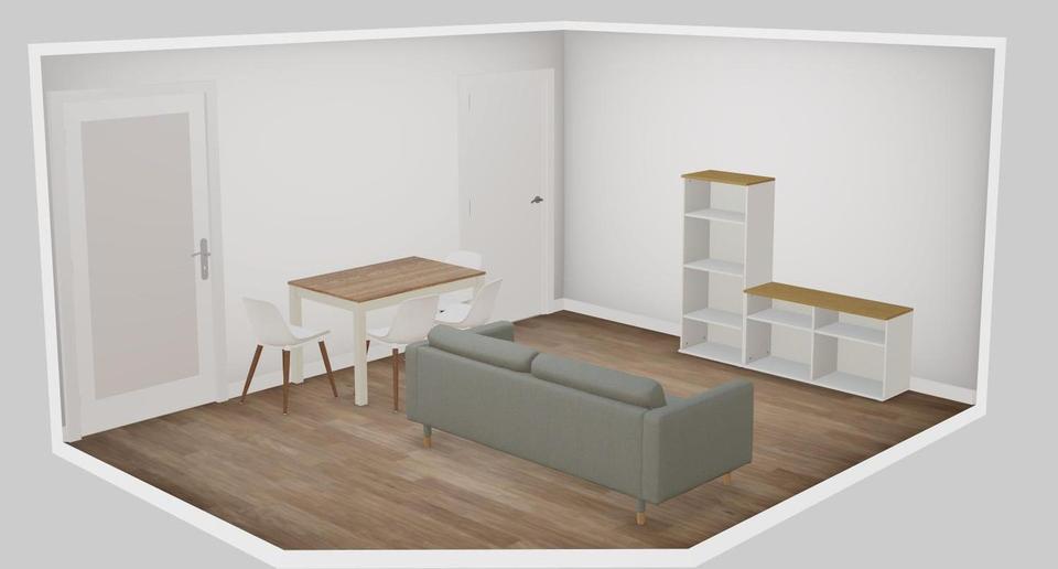 möbliertes 2-Zimmer-Appartement mit Balkon zimmer