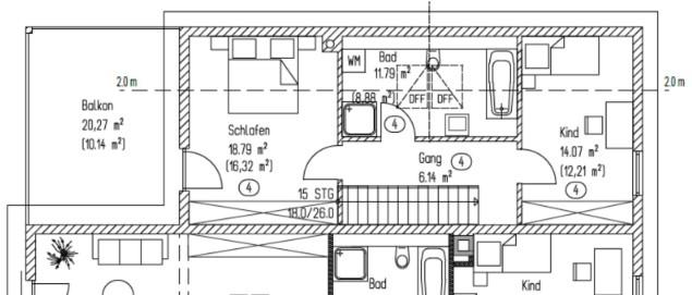 Maisonettenwohnung Massing - 3 Zimmer, 116 m&sup2;, 1.058&euro; | Angebot:25308070
