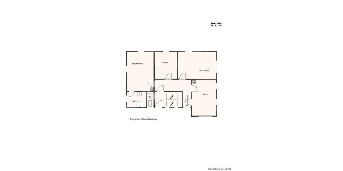 Etagenwohnung Mühlhausen - 3 Zimmer, 100 m&sup2;, 800&euro; | Angebot:25744365