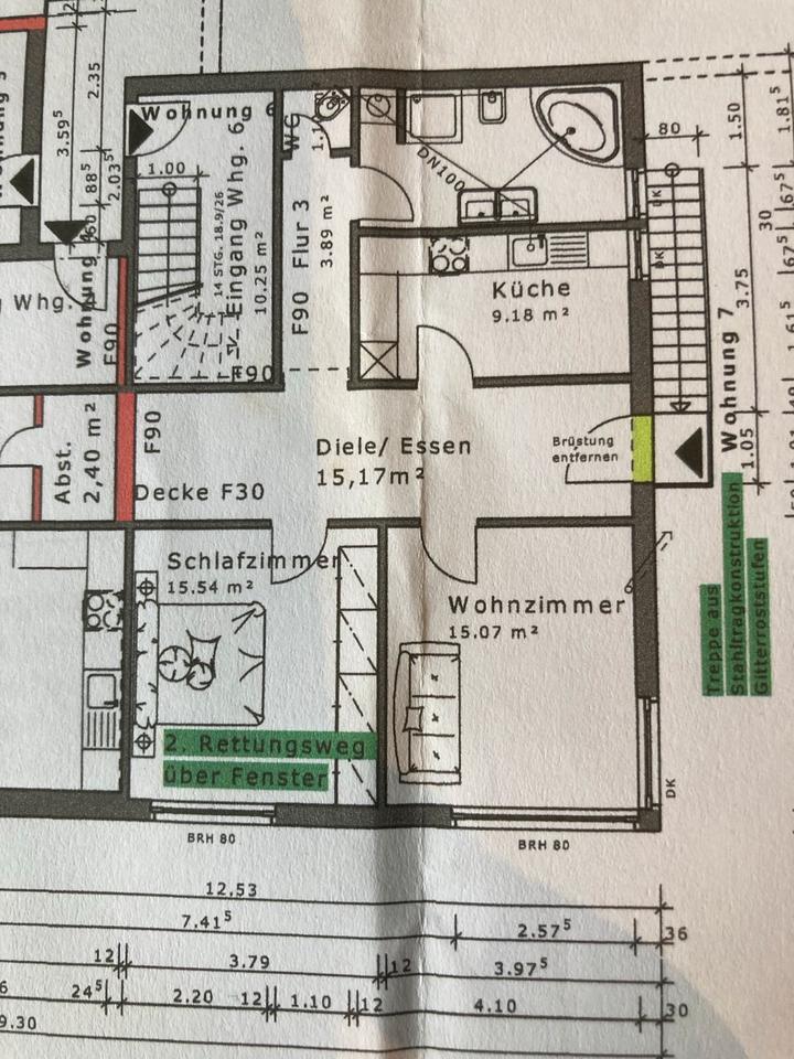 Wohnung Mühlhofe 7 Eigener Eingang Solarstromanlage zimmer