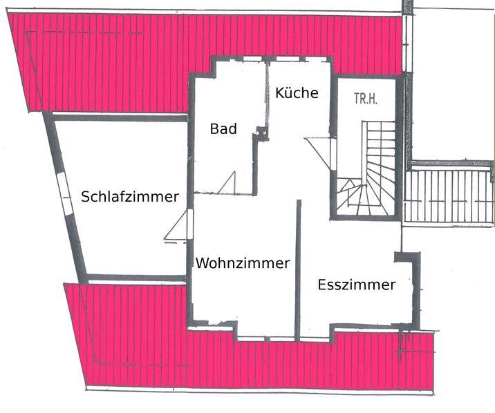 Dachgeschoßwohnung Erdmannhausen - 2.5 Zimmer, 55 m&sup2;, 1.100&euro; | Angebot:26644313