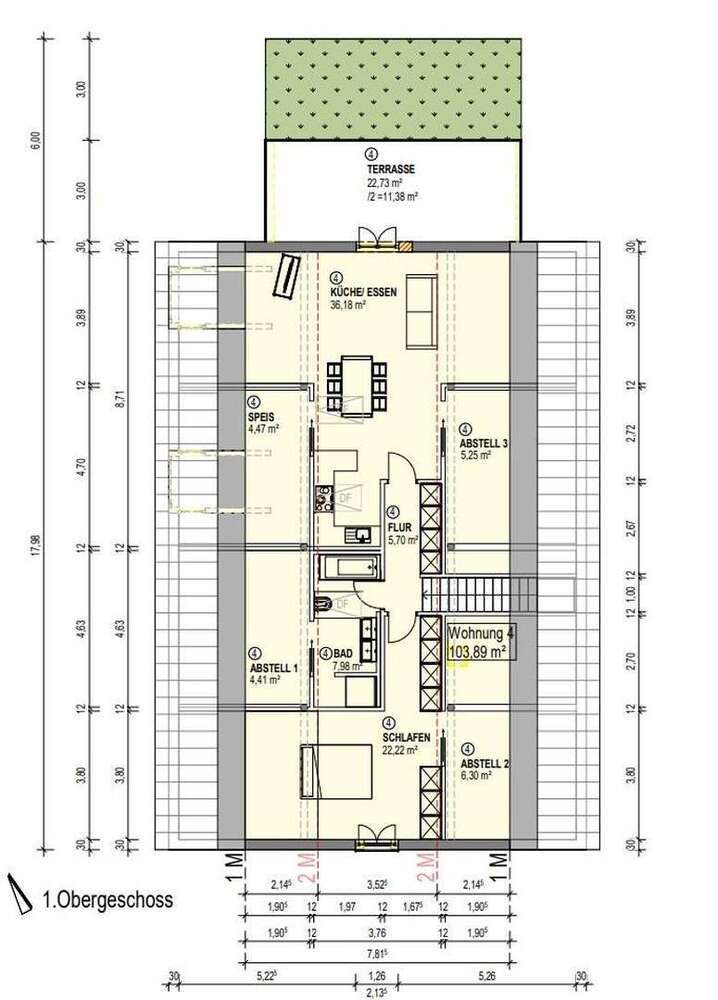 Wohnung zum Mieten in Gangkofen 936 € 104 m²