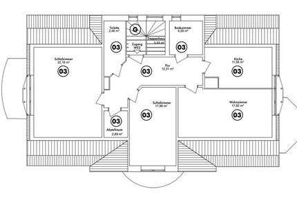 Wohnung Darmstadt Darmstadt-Ost - 3 Zimmer, 89 m&sup2;, 1.062&euro; | Angebot:26660235