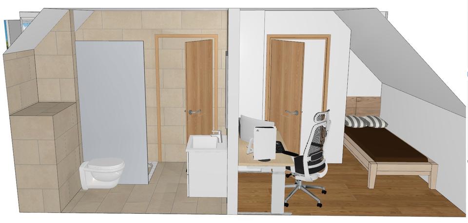 Dachgeschoßwohnung Lingen (Ems) - 2.5 Zimmer, 65 m&sup2;, 550&euro; | Angebot:26349348