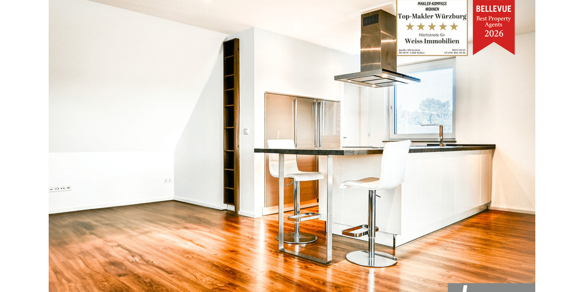 Etagenwohnung Rottendorf - 2 Zimmer, 70 m&sup2;, 1.200&euro; | Angebot:25940390