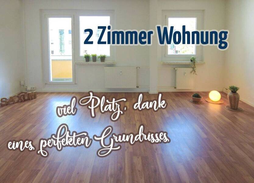 2-Raum-Wohnung mit lichtdurchflutetem 30 m² WohnZimmer, Balkon und EBK!