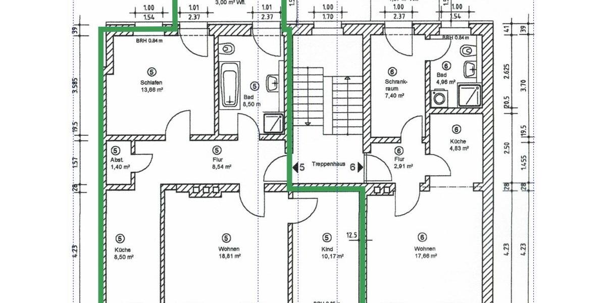 Etagenwohnung Magdeburg Lemsdorf - 3 Zimmer, 72 m&sup2;, 625&euro; | Angebot:26379985