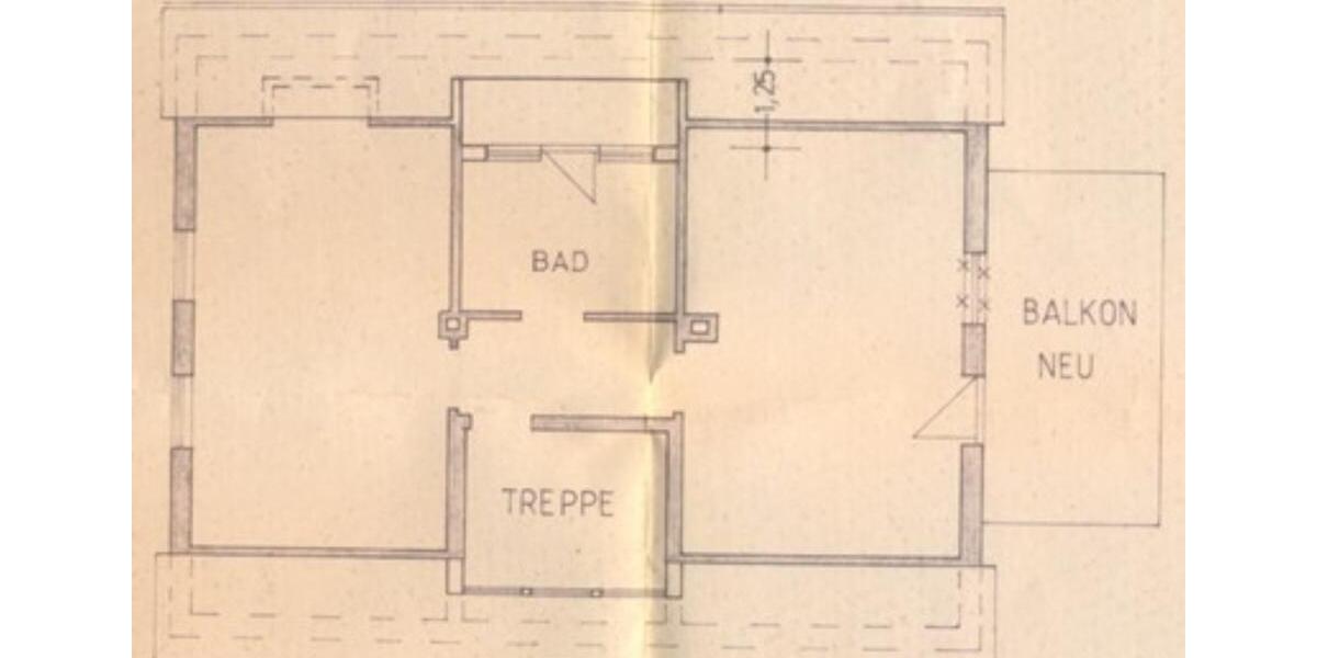 Dachgeschoßwohnung Hausen - 2 Zimmer, 60 m&sup2;, 540&euro; | Angebot:25078957