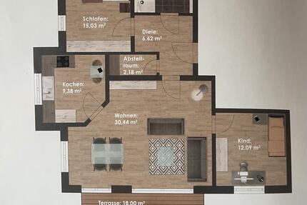 Wohnung Dietfurt an der Altmühl - 3 Zimmer, 93 m&sup2;, 1.000&euro; | Angebot:26034003